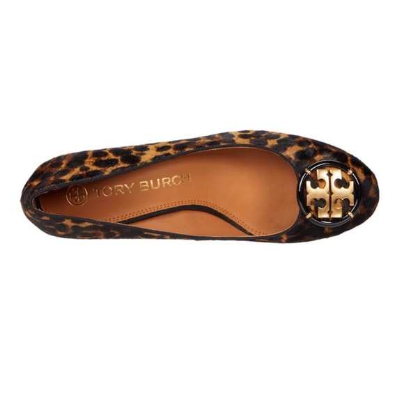 Tory Burch 55MM Multi Logo Leopard Print Heels - Picture 3 of 9